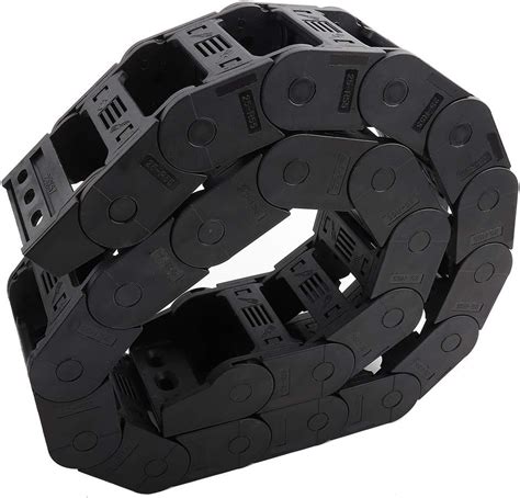 cnc machine black plastic cable|R55 25mm X 50mm Black Plastic Open Type Cable Drag Chain .